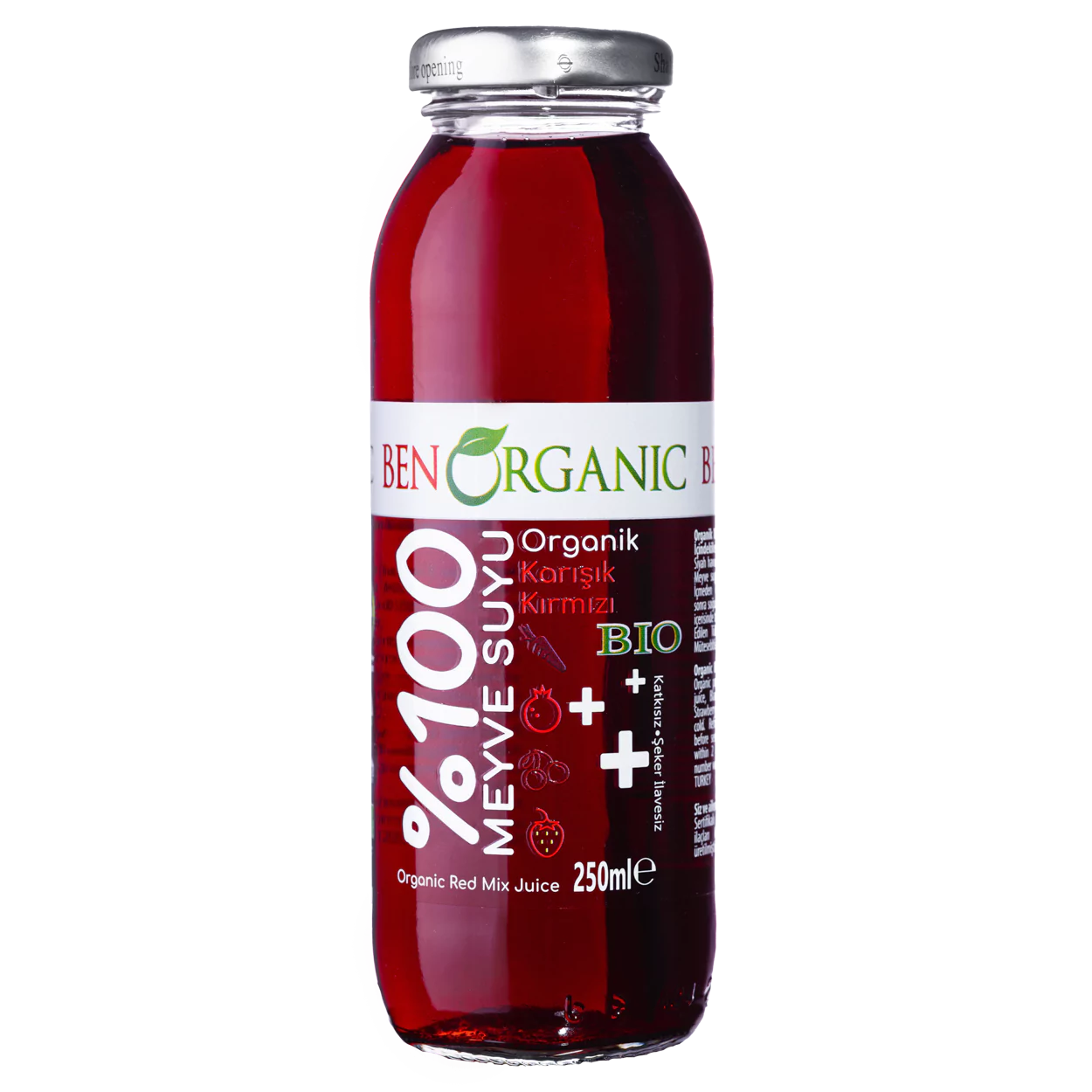 BenOrganic Kırmızı Karışık 250ml